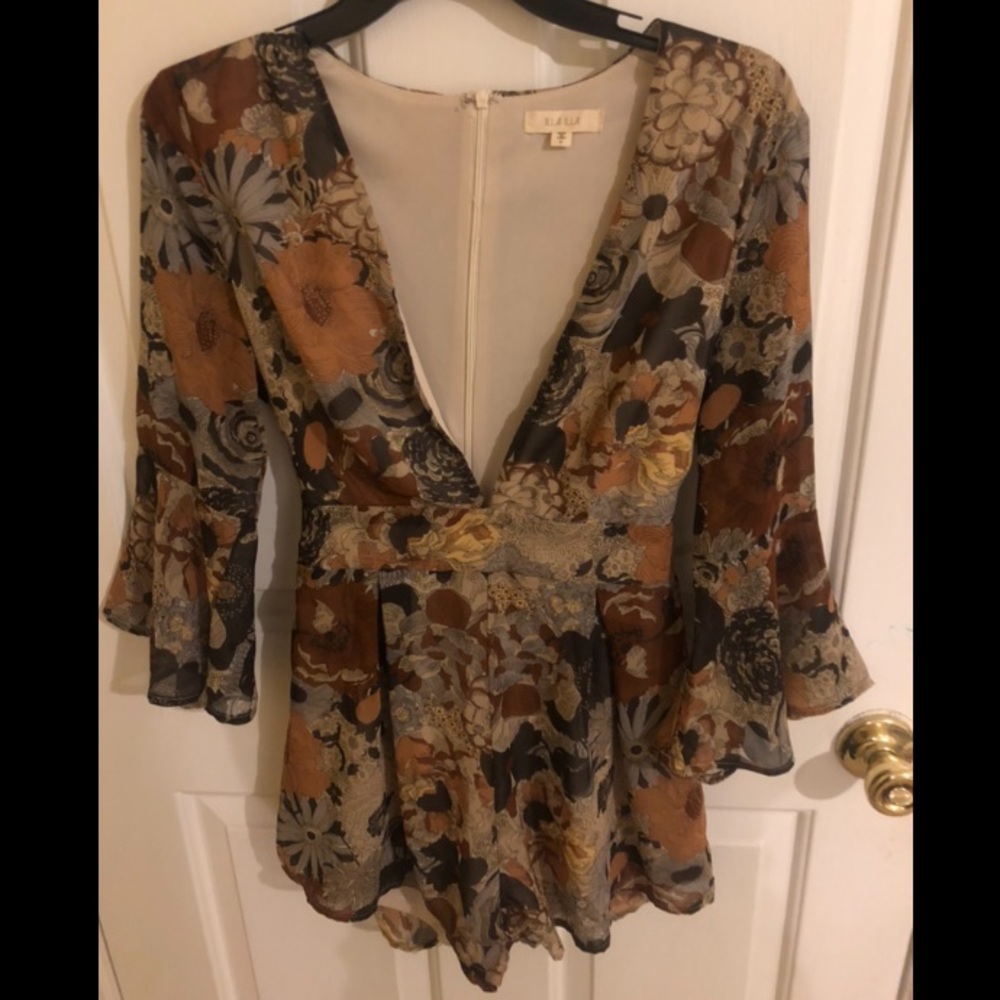 Long sleeve romper